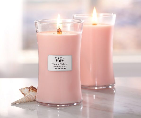 Ароматична свічка з ароматом цитрусових, кокоса і ванілі Woodwick Large Coastal Sunset 609 г - фото №2 Ароматична свічка з ароматом цитрусових, кокоса і ванілі Woodwick Large Coastal Sunset 609 г - фото №2